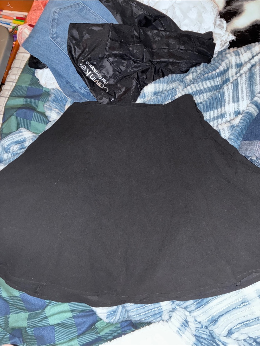 Black A-Line Skirt - Classic Everyday Style